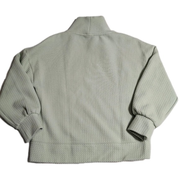 CALIA by Carrie Underwood Women's M Textured Mock Neck Pullover‎ Green - Picture 6 of 6